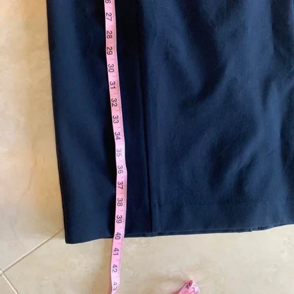 Ann Taylor Navy Dress Short Sleeve Sheath Size 10 - Picture 8 of 10